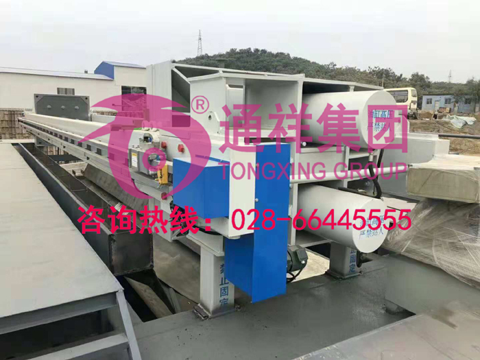 砂石廠壓濾機(jī)安裝  (3)