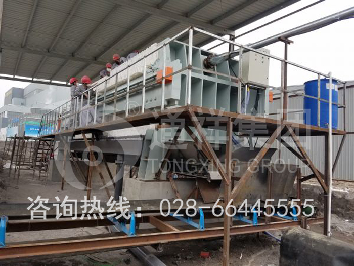 砂石廠壓濾機(jī)安裝  (4)